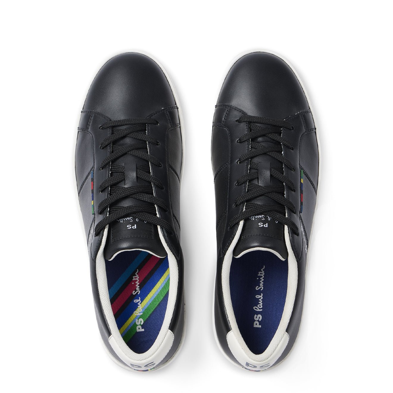 Paul Smith Leather Beech Trainers Black - The Sporting Lodge