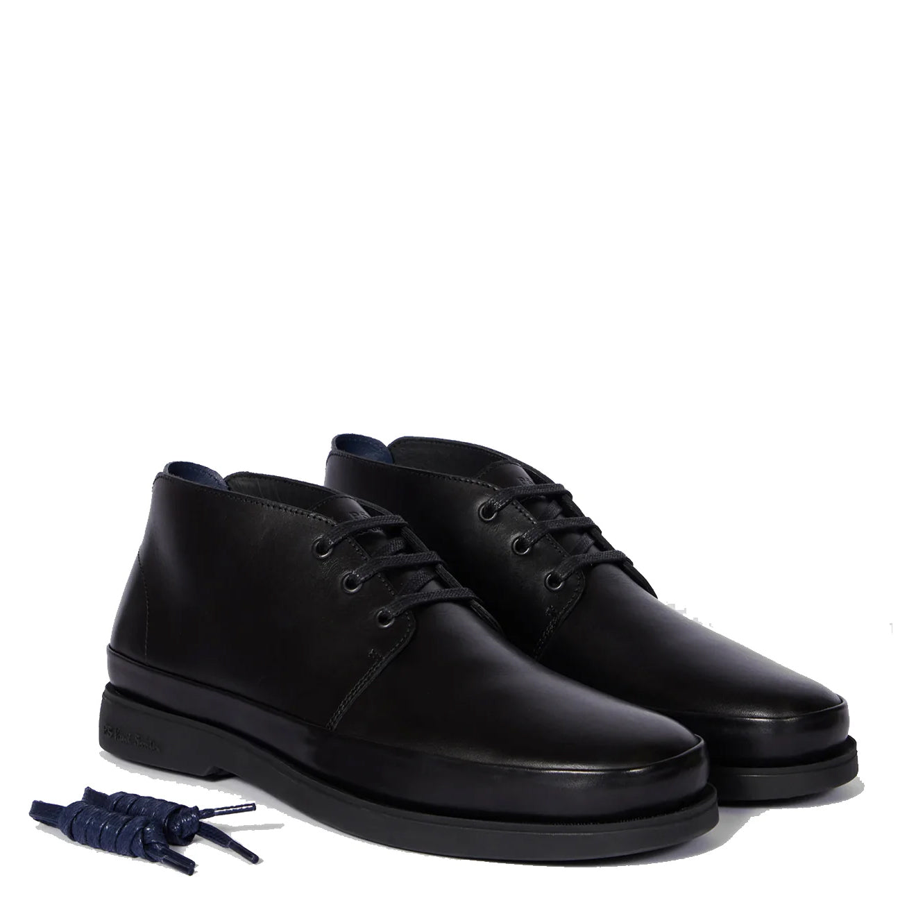 Paul Smith Leather Crane Chukka Boots Black - The Sporting Lodge