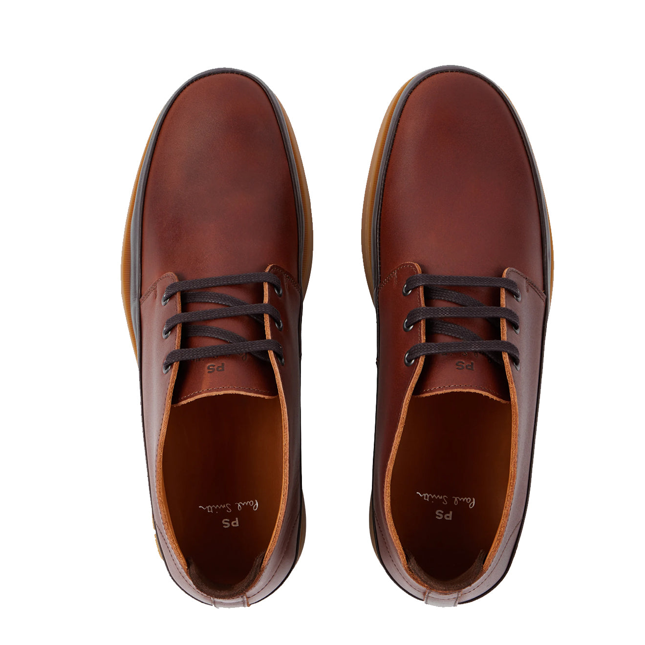 Paul Smith Leather Crane Chukka Boots Tan - The Sporting Lodge