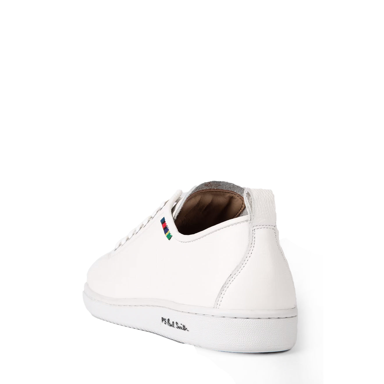 Paul Smith Leather Miyata Trainers White - The Sporting Lodge