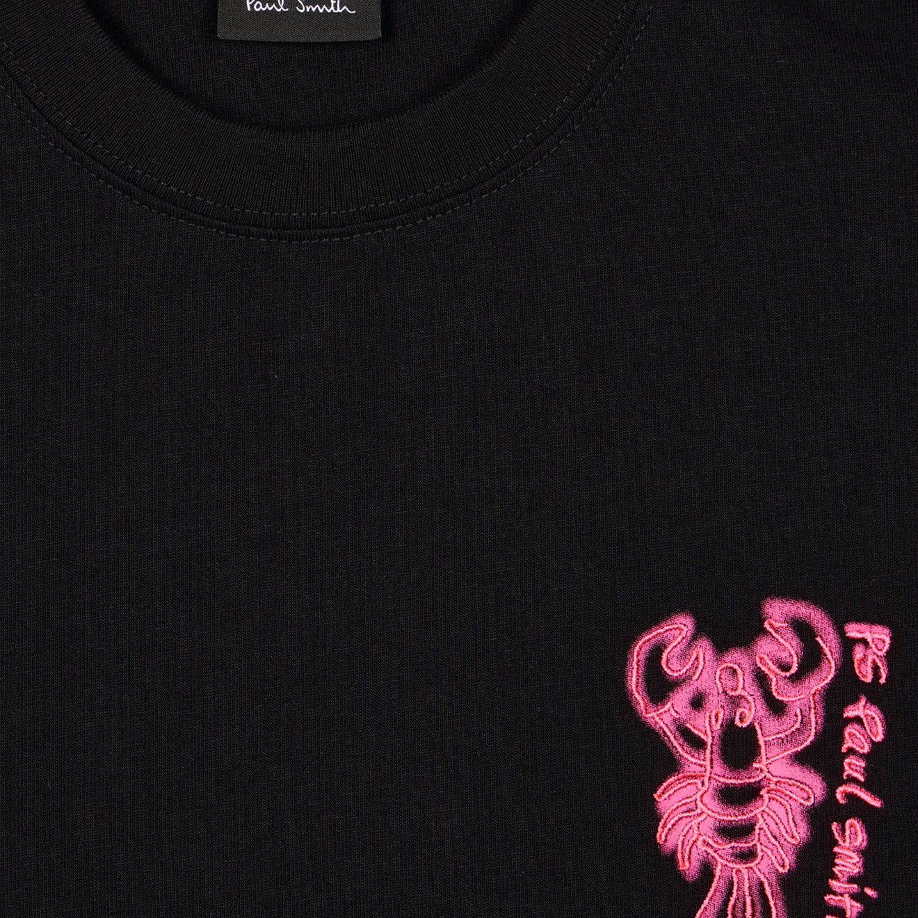 Paul Smith Lobster Print T-Shirt Black