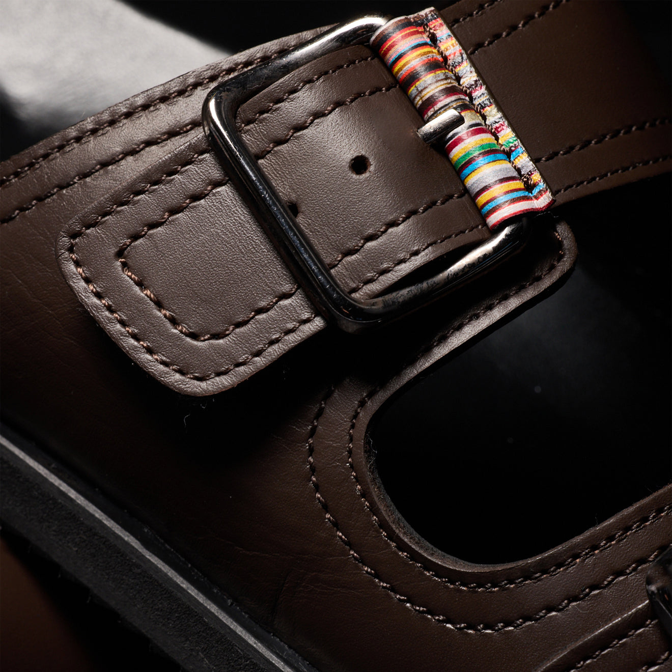 Paul Smith Malfa Sandals Dark Brown