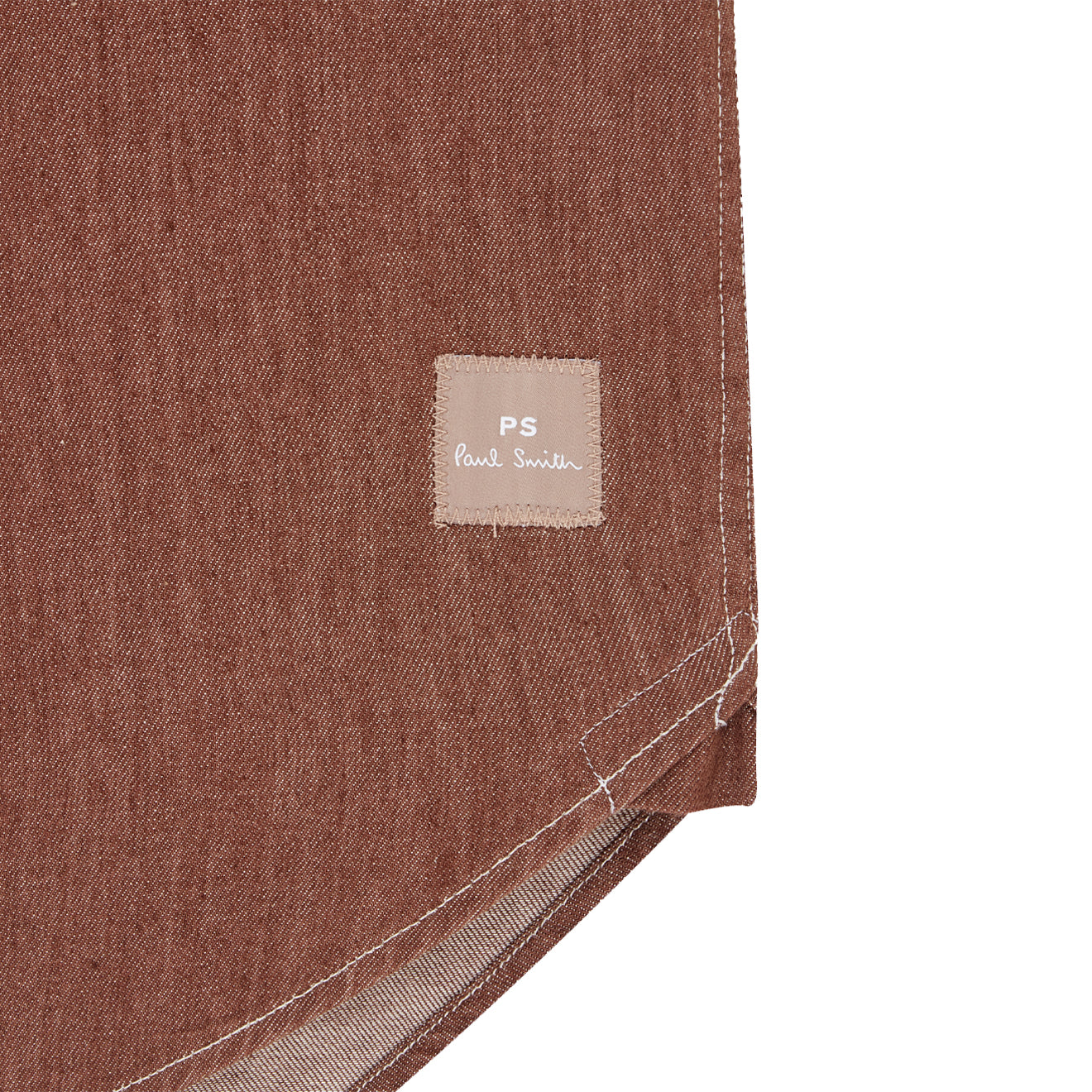 Paul Smith Mens LS Casual Fit Shirt Brown