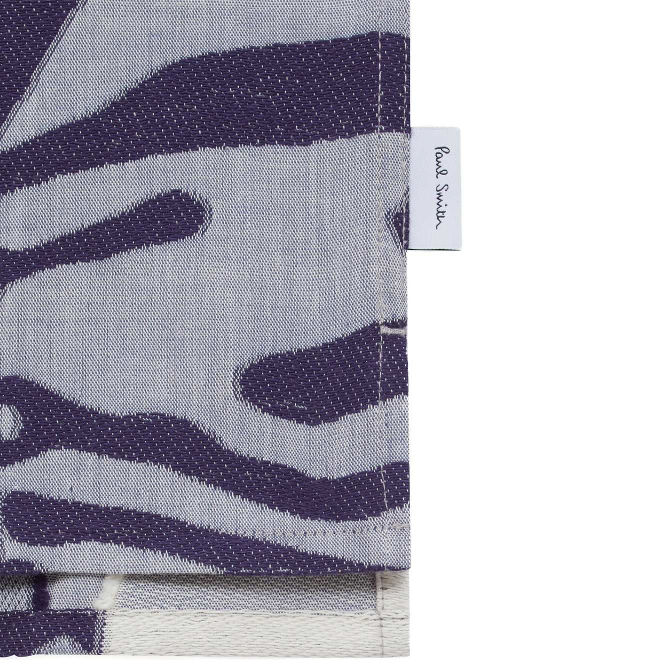 Paul Smith Mens SS Casual Fit Shirt Floral Jacquard / Pale Blue