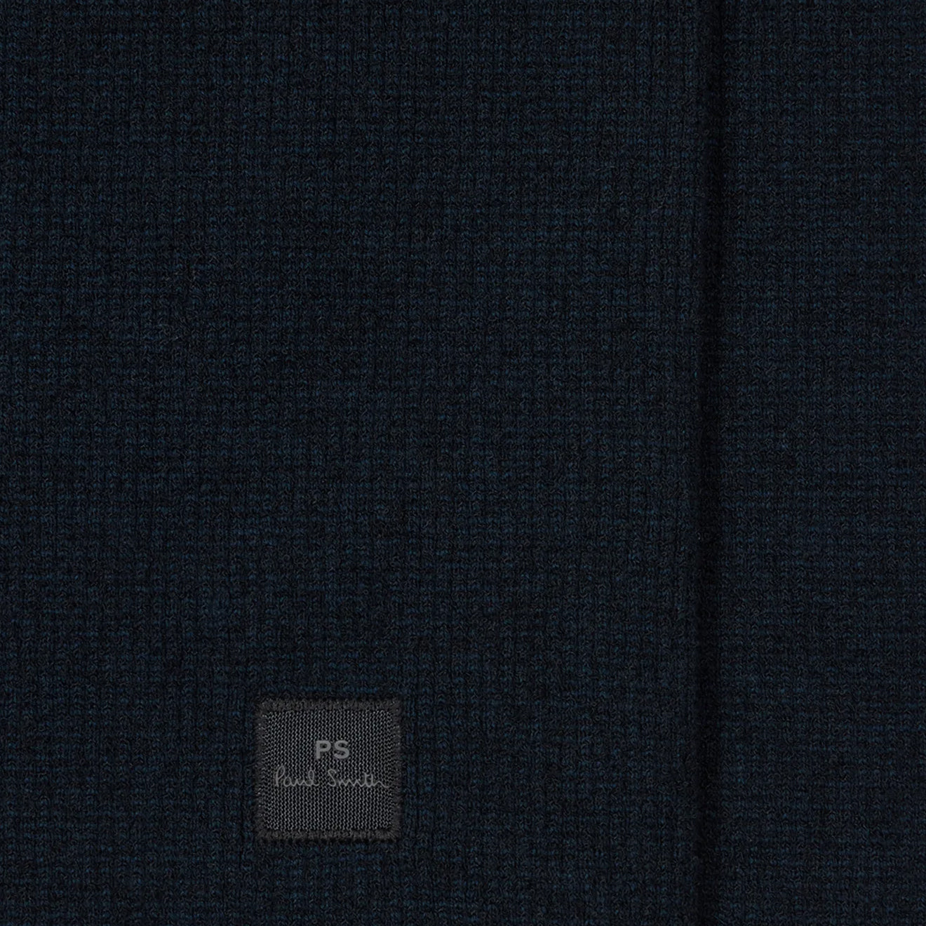Paul Smith Navy Cotton-Blend Textured Zip Cardigan Navy