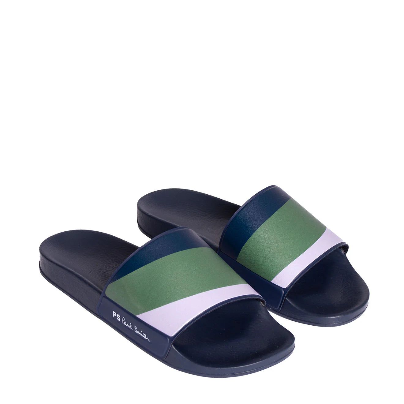 Paul Smith Nyro Sliders Lilac And Khaki - The Sporting Lodge