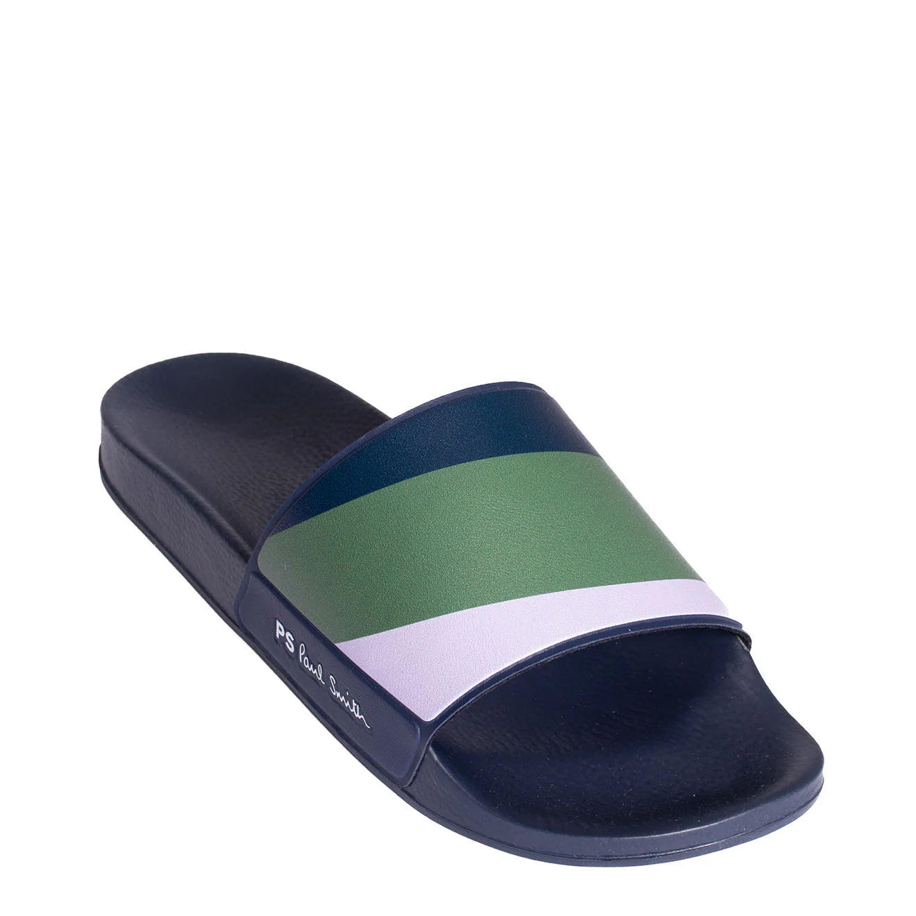 Paul Smith Nyro Sliders Lilac And Khaki - The Sporting Lodge