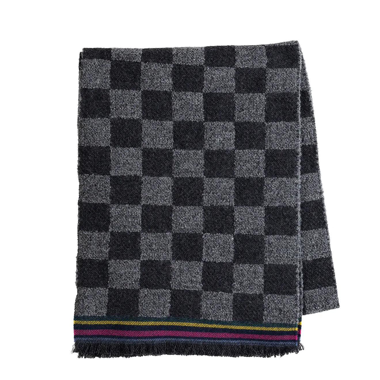 Paul Smith PS Scarf Checkerboard Black - The Sporting Lodge