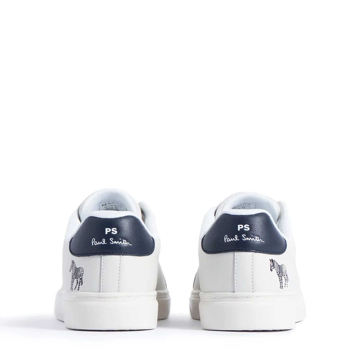 Paul Smith Rex Zebra Trainers White Leather - The Sporting Lodge