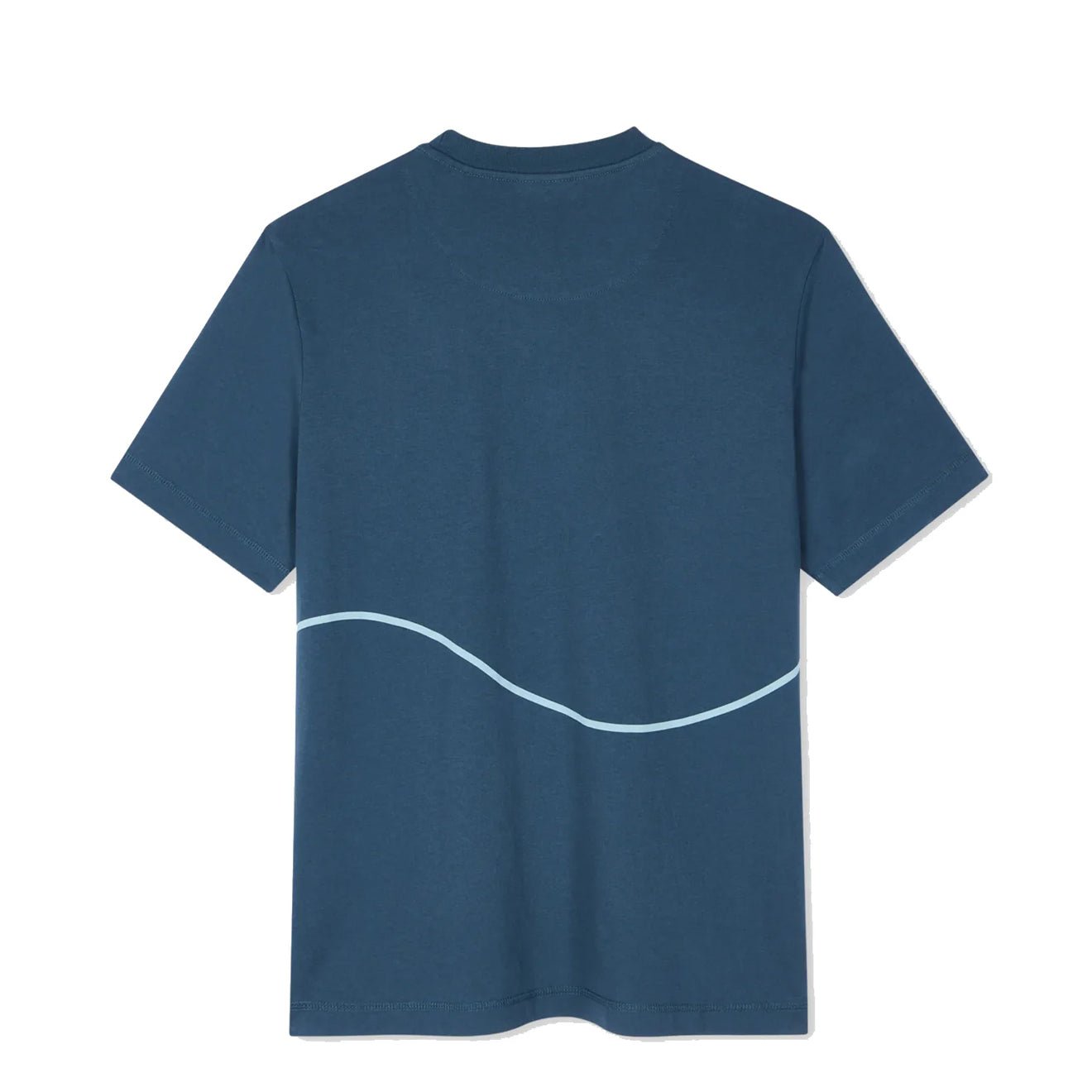 Paul Smith S/S Tshirt PS Happy Wave Inky Blue - The Sporting Lodge