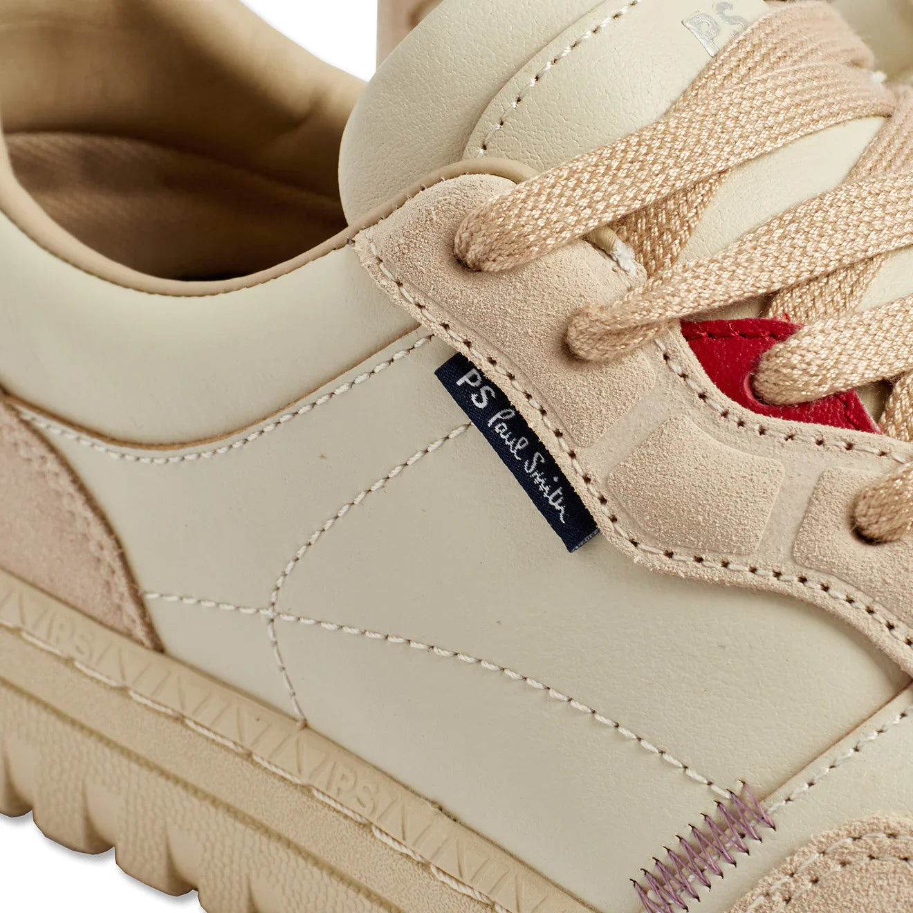 Paul Smith Shoe Ellis White Green Tab White - The Sporting Lodge