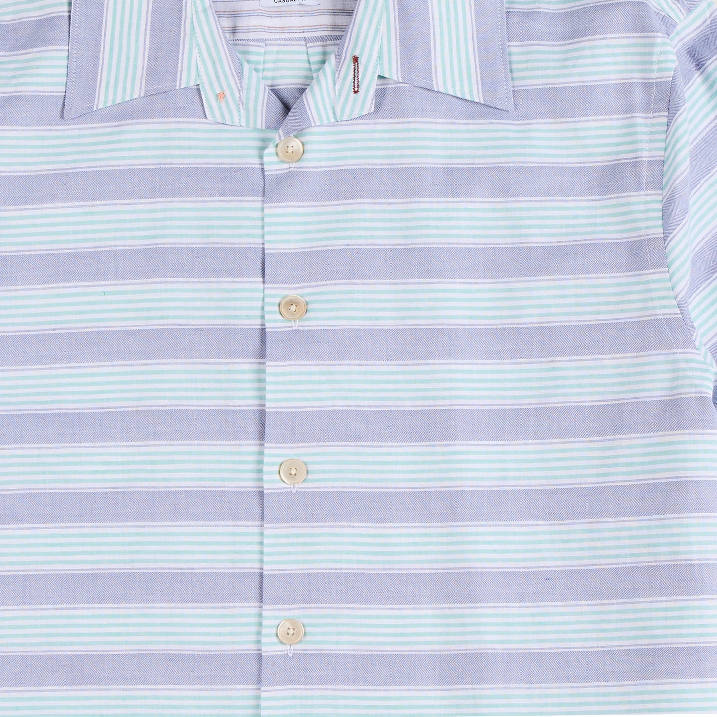 Paul Smith Short-Sleeve Shirt Striped Blue - The Sporting Lodge