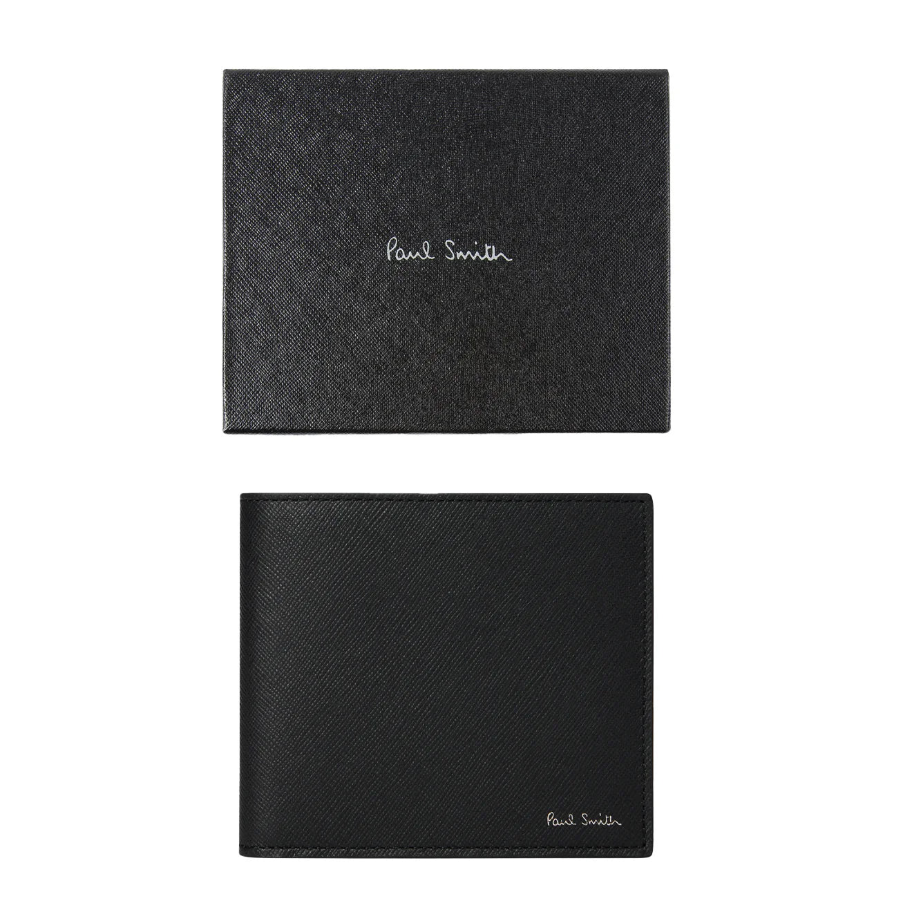 Paul Smith Signature Stripe Balloon Mount Fuji Interior Billfold Wallet Black - The Sporting Lodge