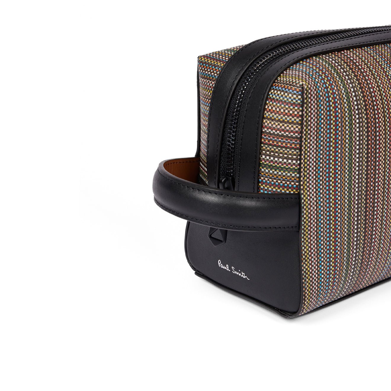 Paul Smith Signature Stripe Coated Canvas Wash Bag Multicolour - The Sporting Lodge