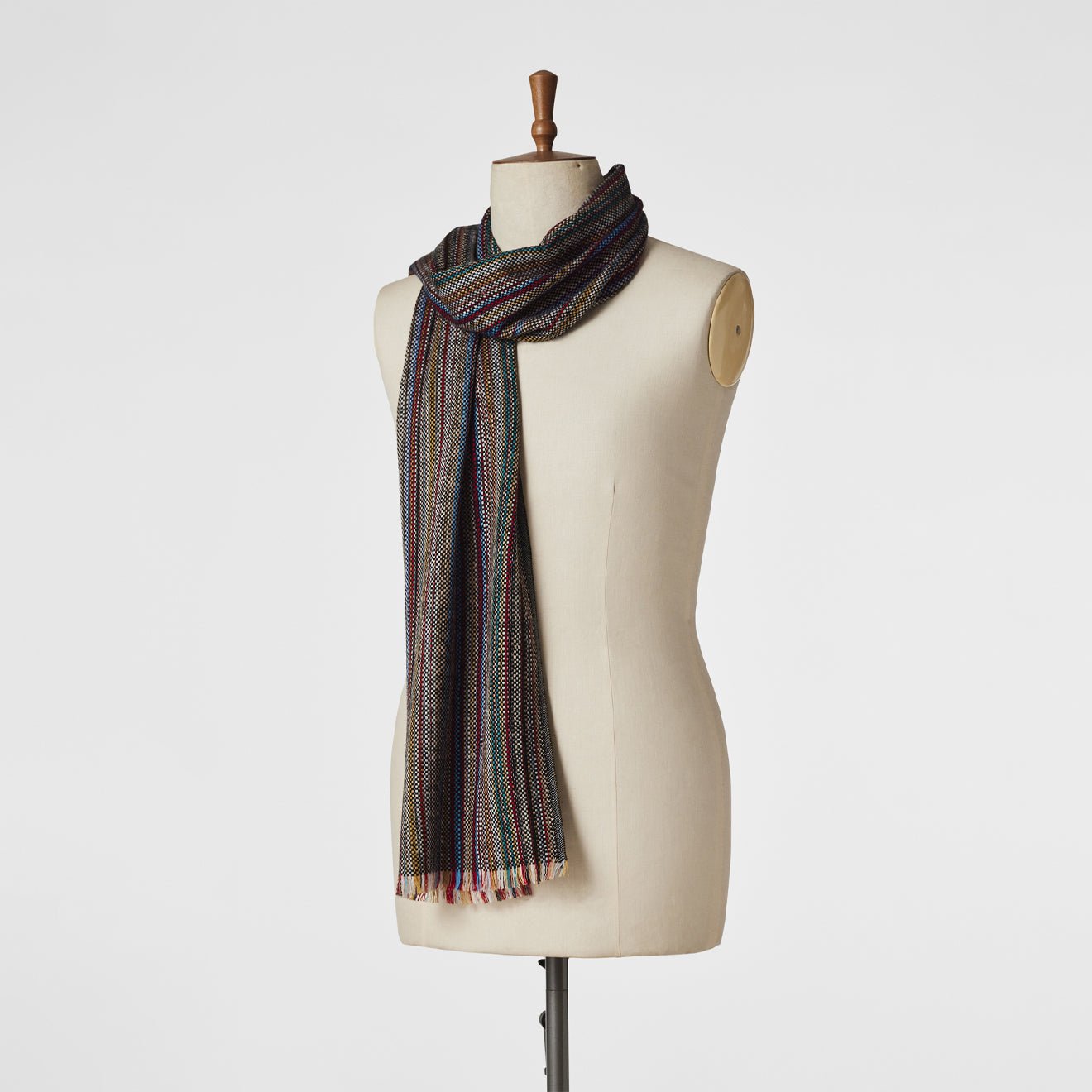 Paul Smith Signature Stripe Merino Wool Scarf Multicolour - The Sporting Lodge