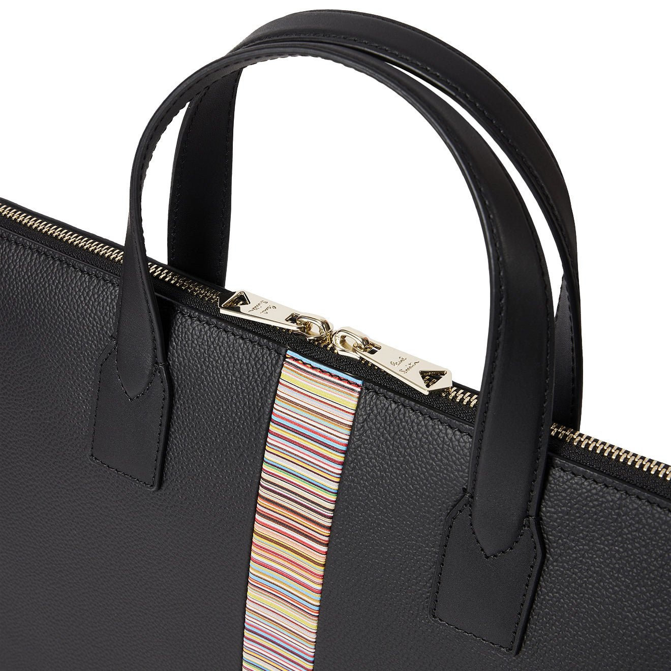 Paul Smith Signature Stripe Slim Folio Black - The Sporting Lodge