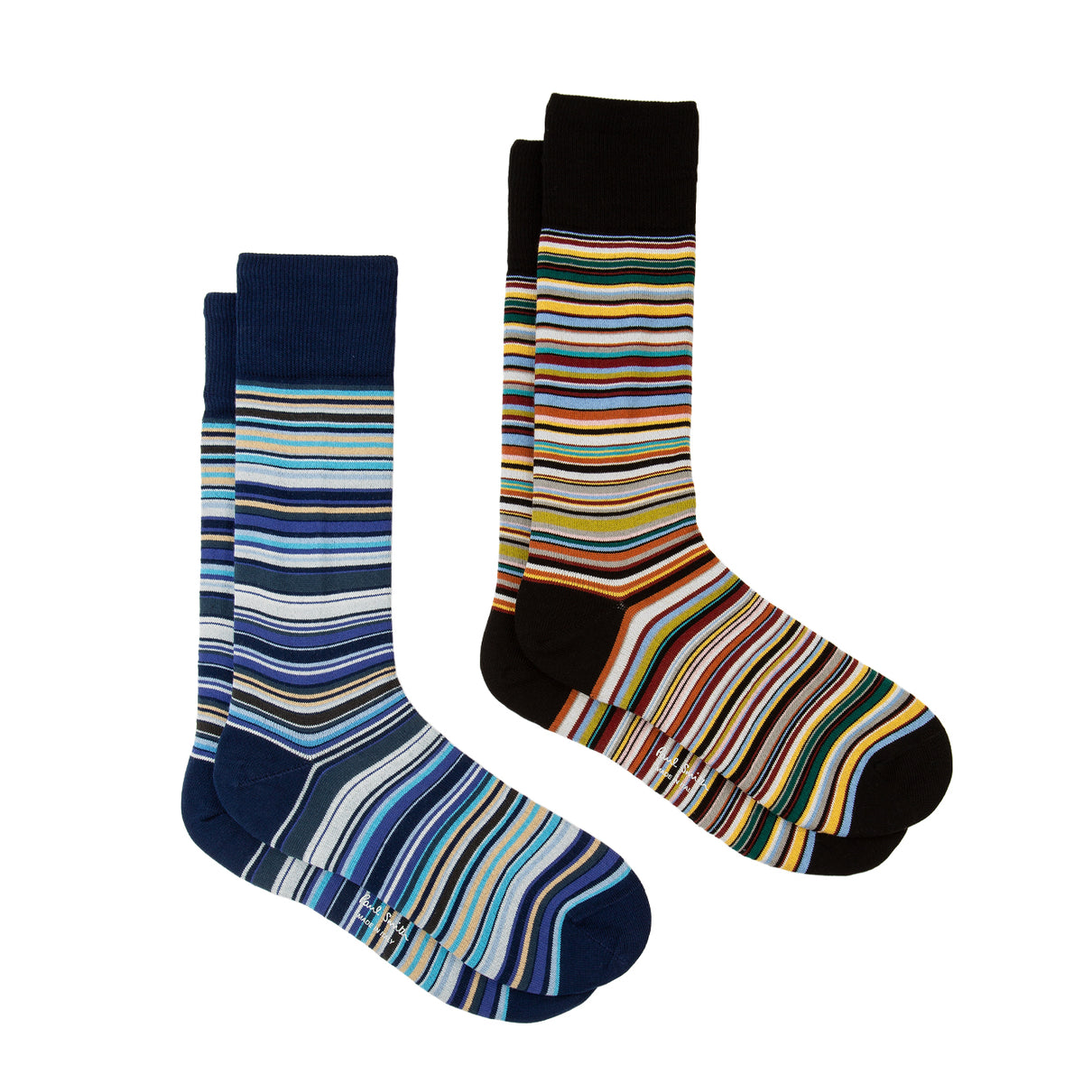 Paul Smith Sock 2 Pack Signature Multicolour