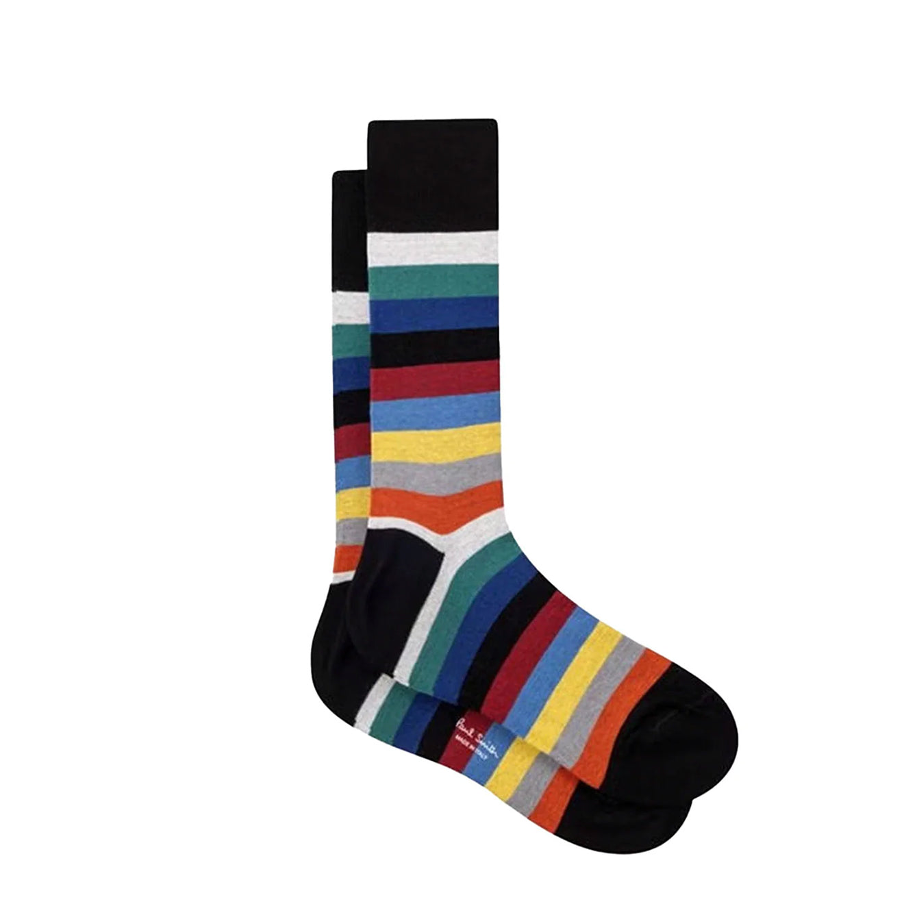 Paul Smith Sock Floyd Stripe Black - The Sporting Lodge