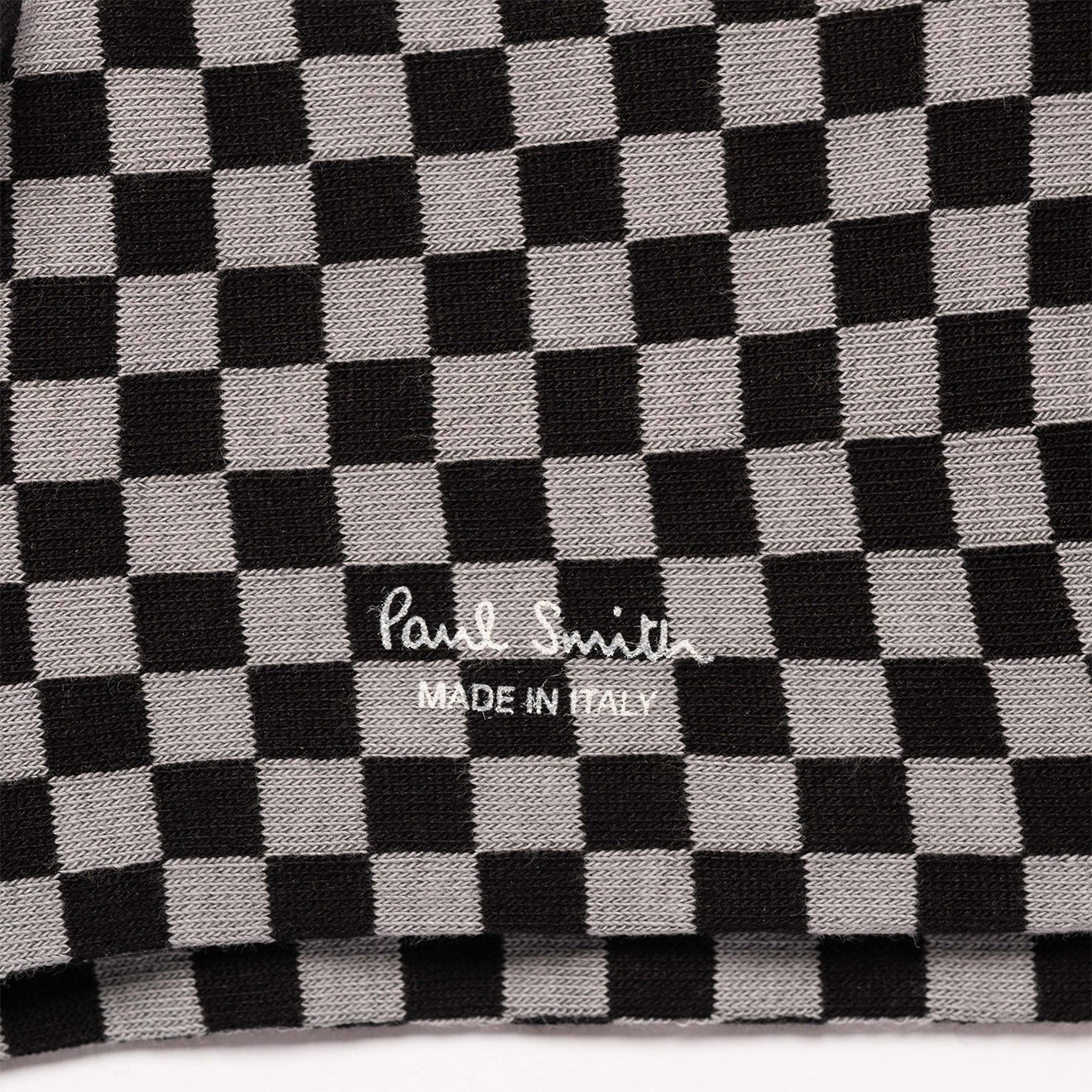 Paul Smith Sock Hudson Check Black - The Sporting Lodge