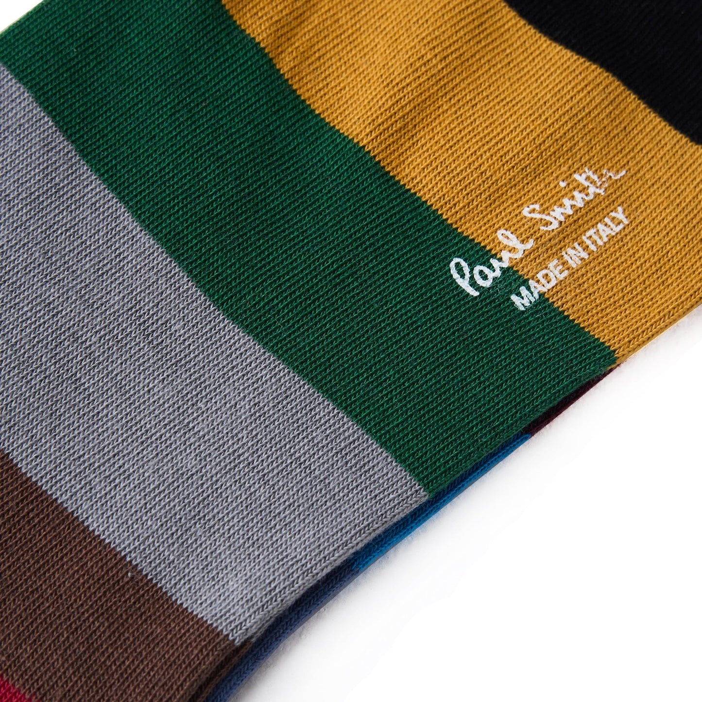 Paul Smith Sock Jonathan Stripe Black - The Sporting Lodge
