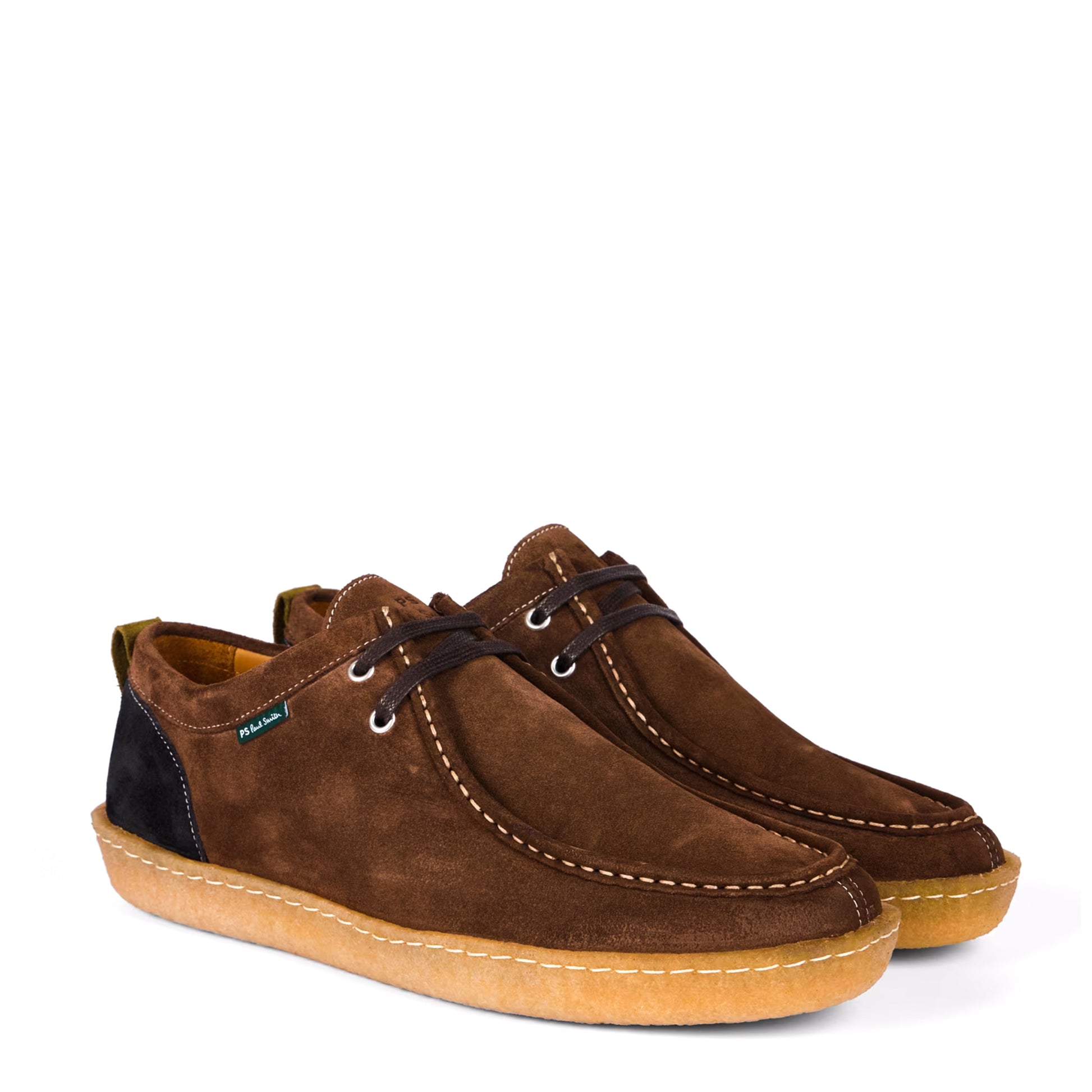 Paul Smith Suede Buster Shoes Dark Brown - The Sporting Lodge