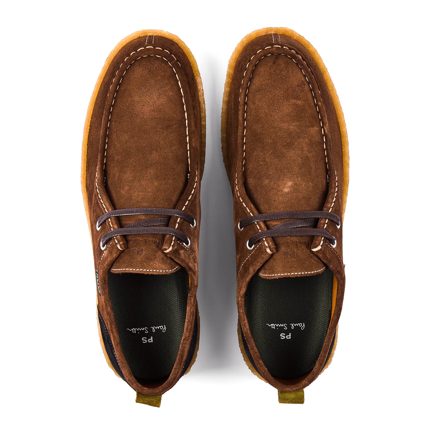 Paul Smith Suede Buster Shoes Dark Brown - The Sporting Lodge