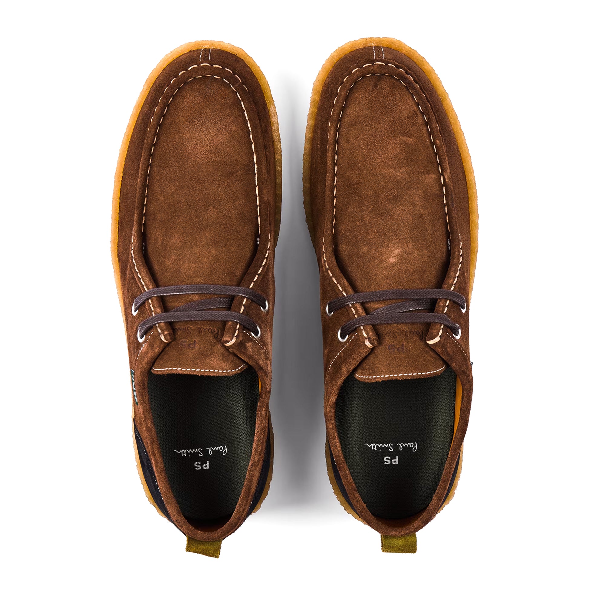 Paul Smith Suede Buster Shoes Dark Brown - The Sporting Lodge