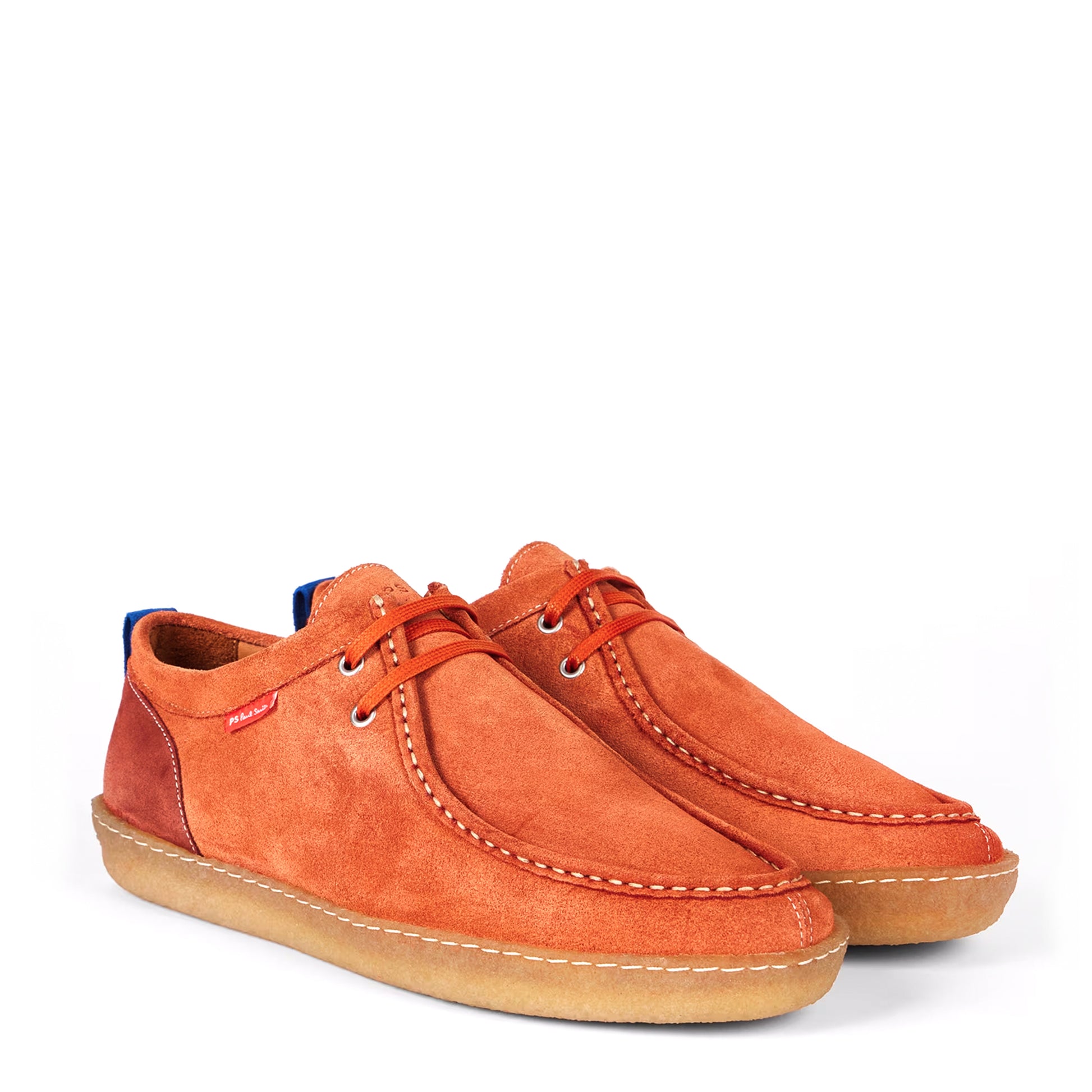 Paul Smith Suede Buster Shoes Orange - The Sporting Lodge