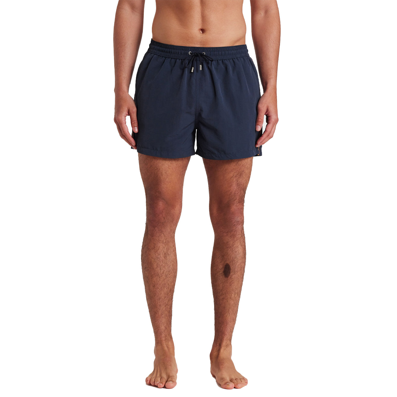 Paul Smith Swim Shorts Plain With Stripe Navy