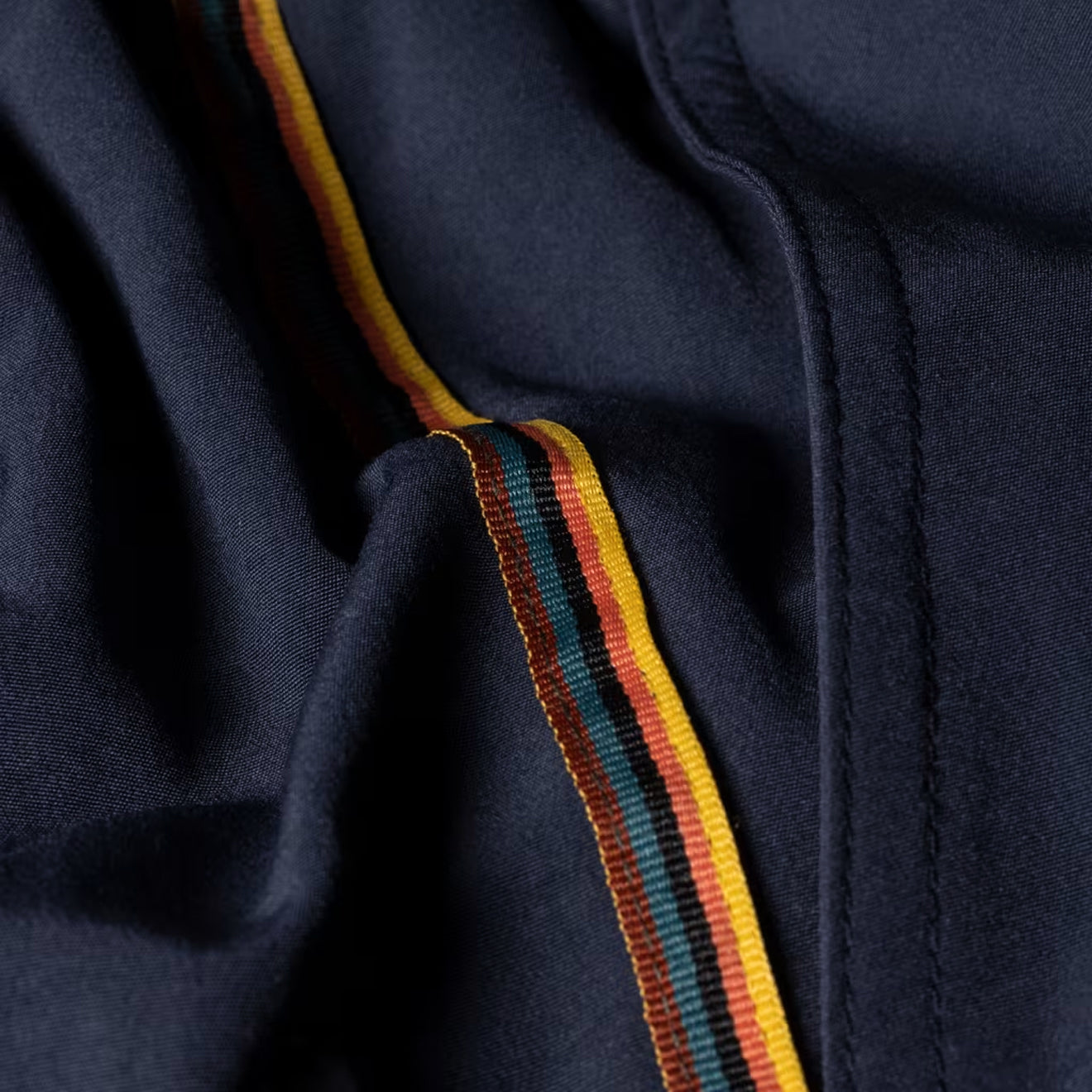 Paul Smith Swim Shorts Plain With Stripe Navy