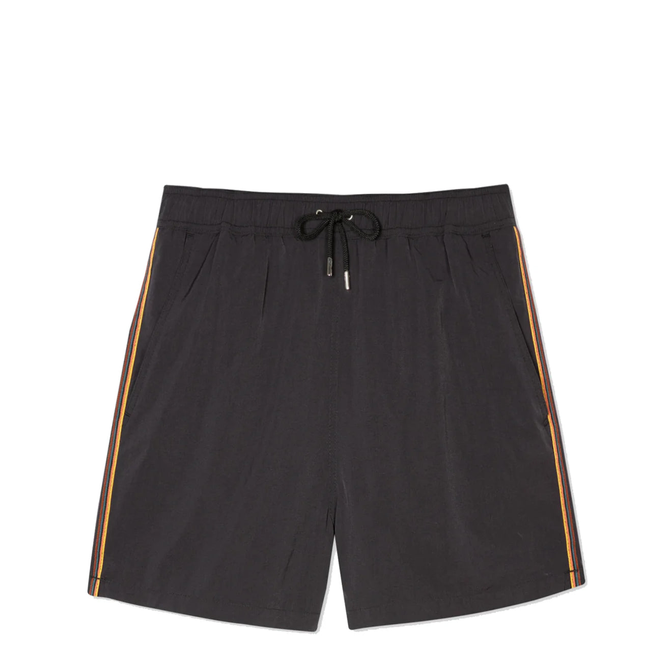 Paul Smith Swim Shorts With Artist Stripe Trim Black