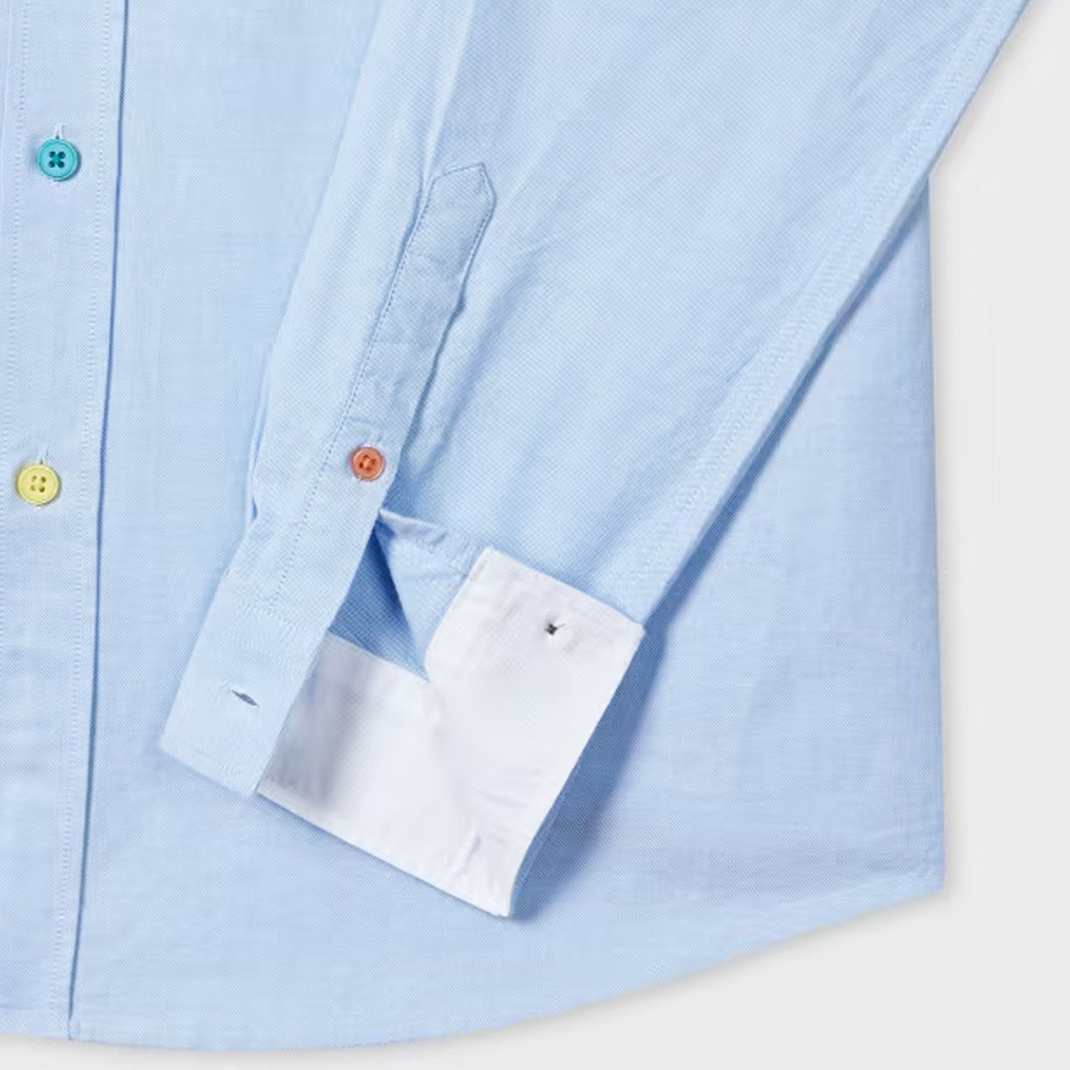 Paul Smith Tailored-Fit Blue Oxford Shirt Light Blue