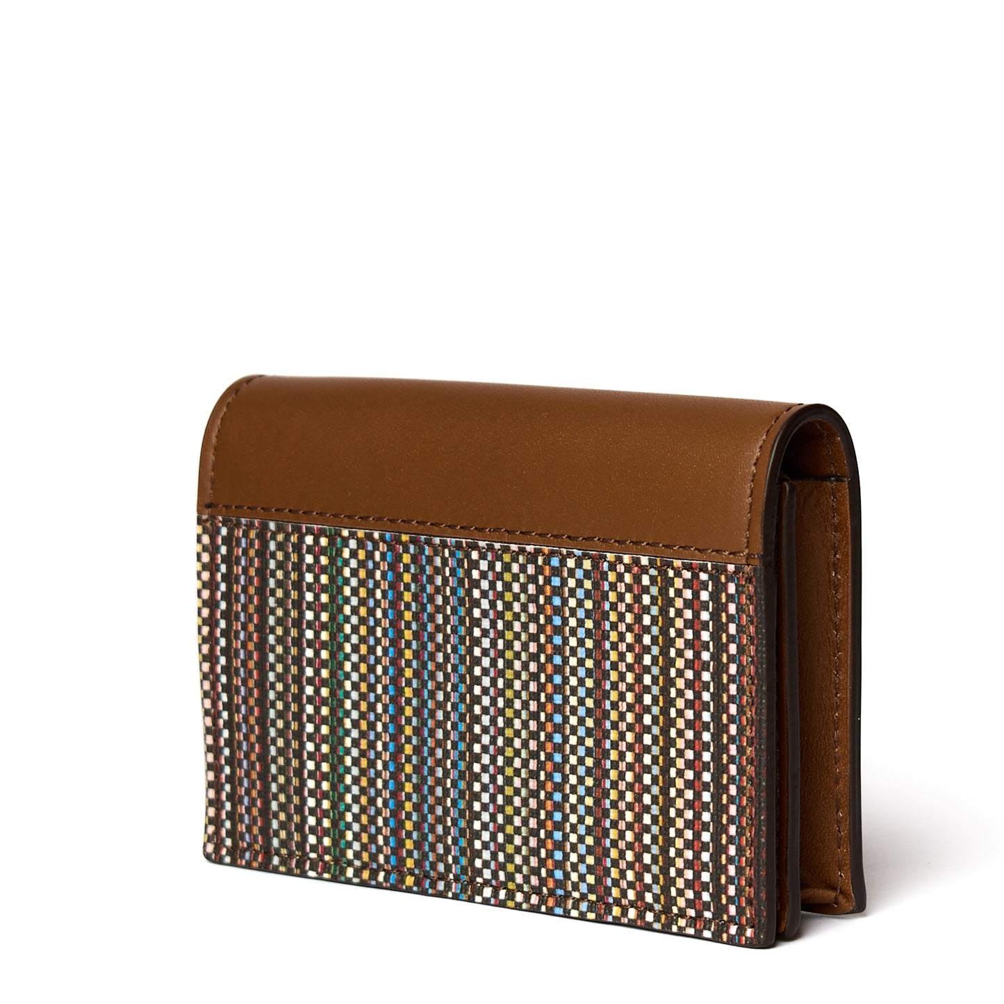 Paul Smith Wallet Fold Over Card Holder Brown - The Sporting Lodge