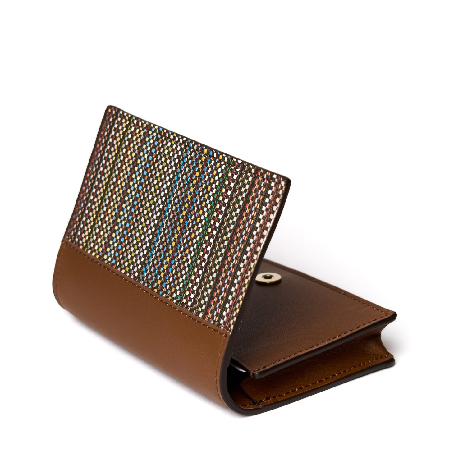 Paul Smith Wallet Fold Over Card Holder Brown - The Sporting Lodge