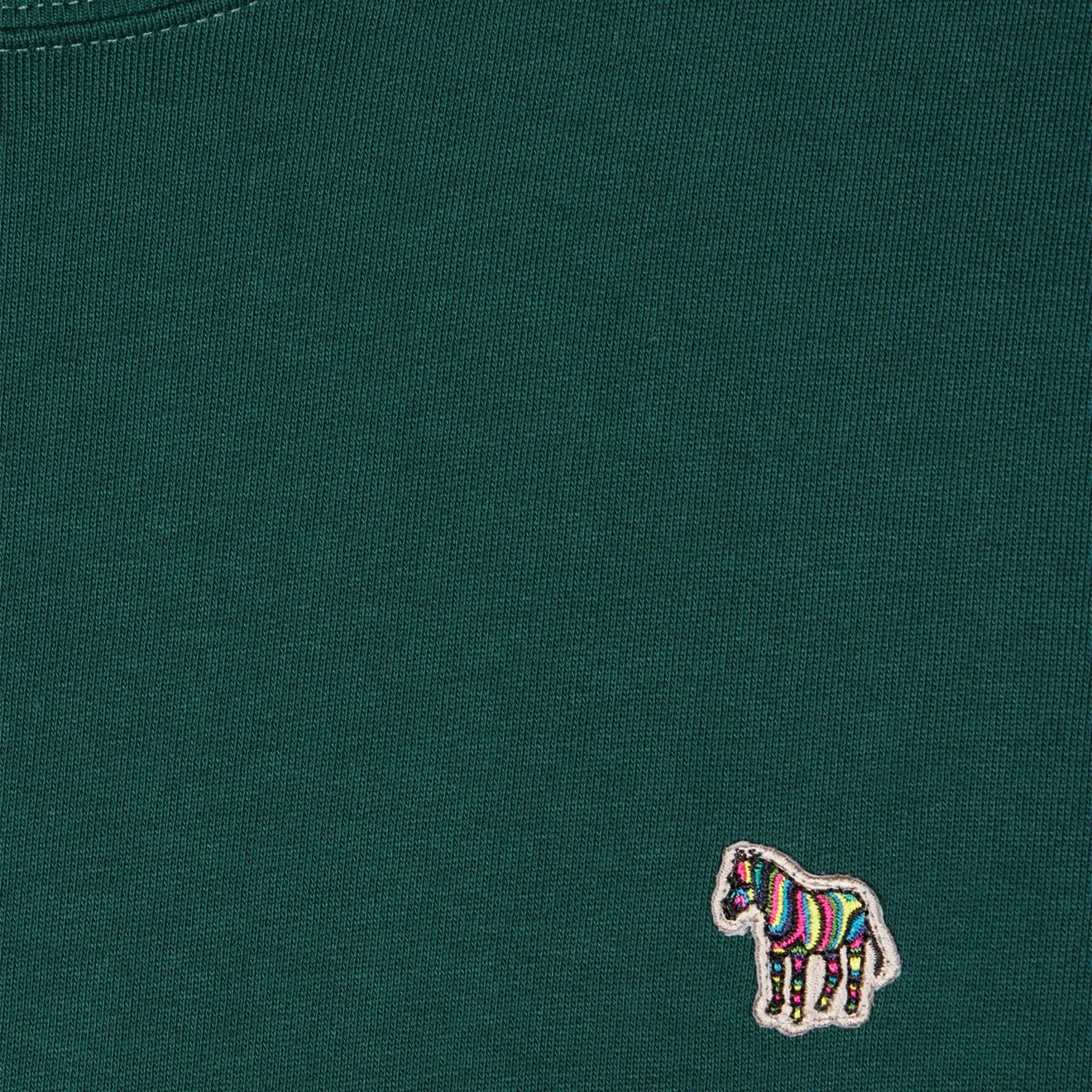 Paul Smith Zebra Logo Organic Cotton Sweatshirt Dark Green - The Sporting Lodge