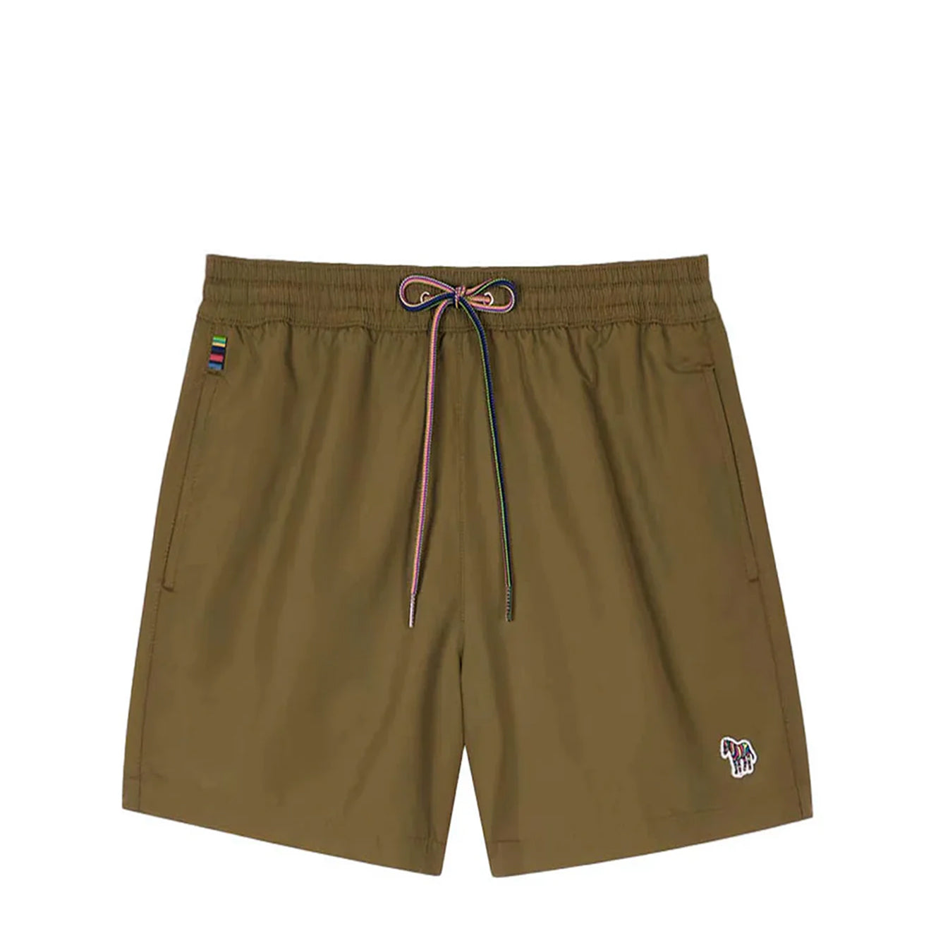 Paul Smith Zebra Logo Swim Shorts Military Green