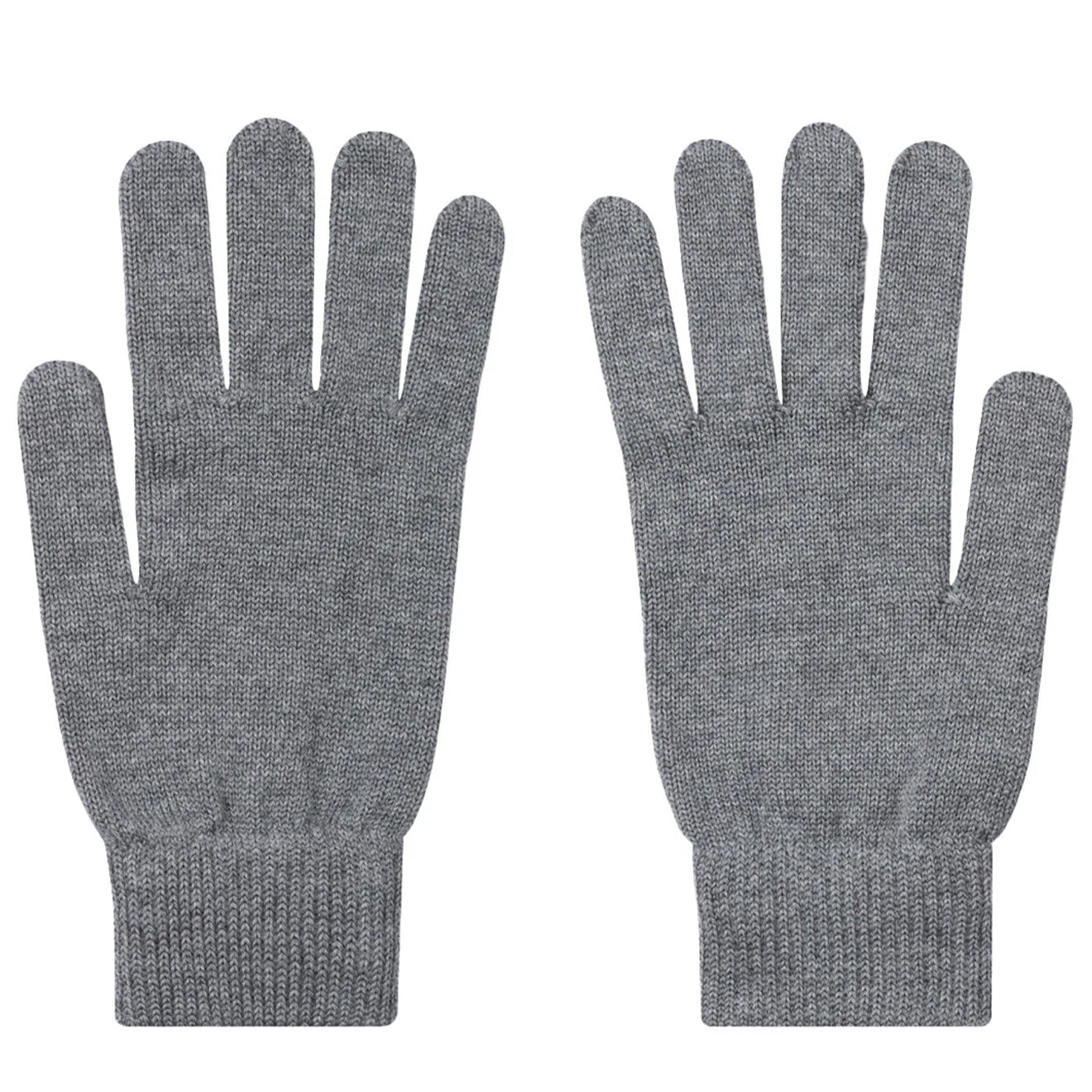 Paul Smith Zebra Logo Wool Gloves Grey - The Sporting Lodge