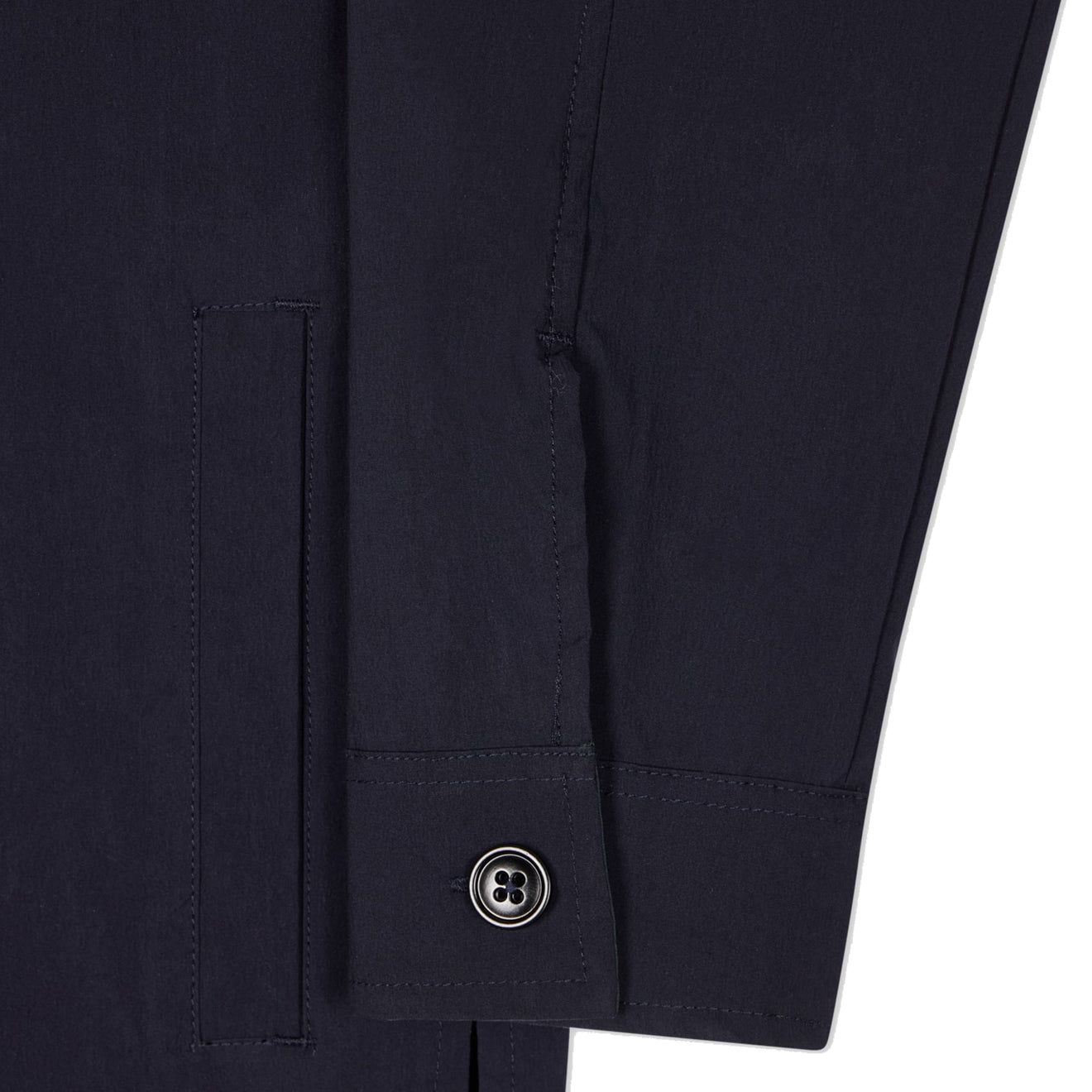 Paul Smith Zip Overshirt Very Dark Navy - The Sporting Lodge
