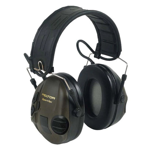 Peltor Sporttac Electronic Earmuff Green - The Sporting Lodge