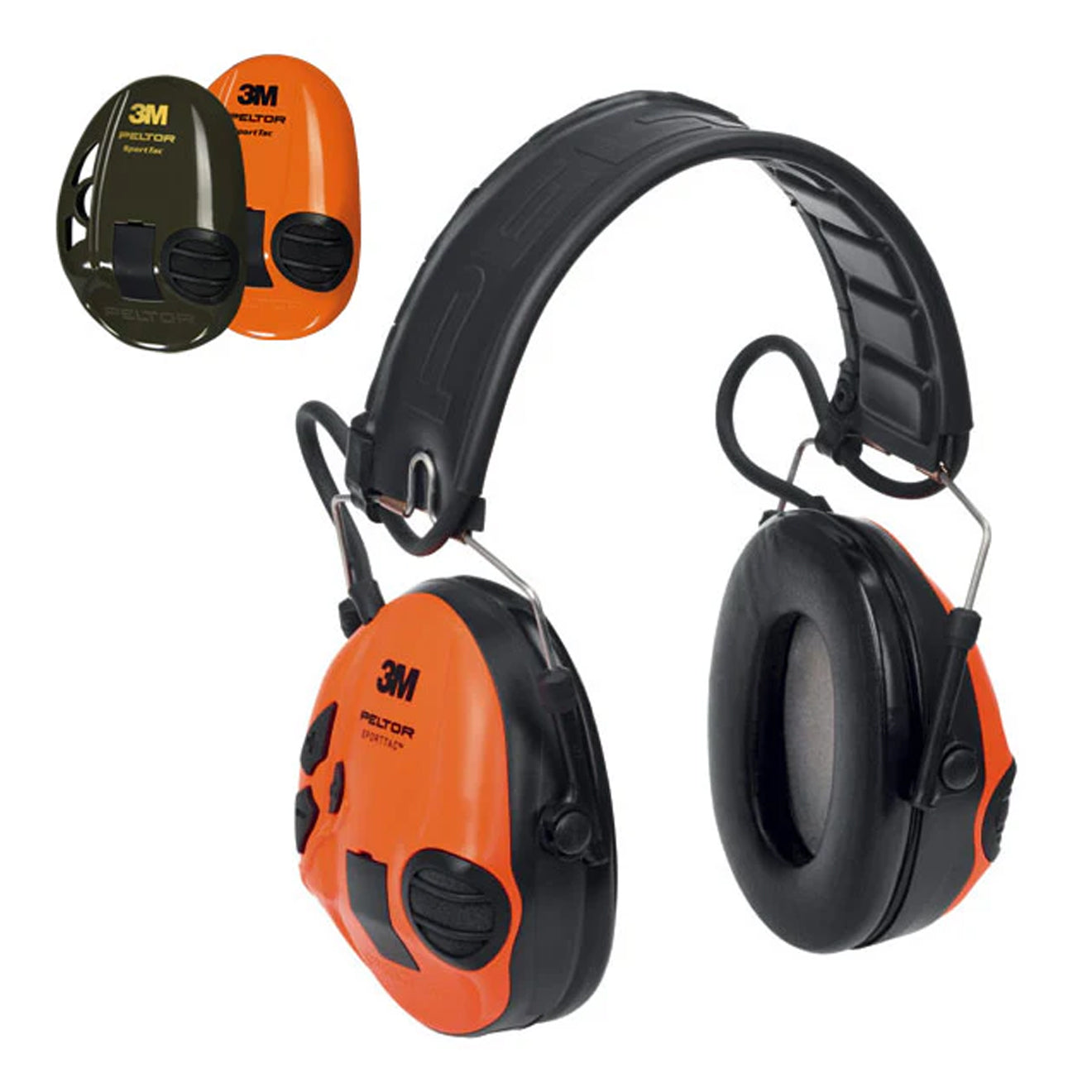 Peltor Sporttac Electronic Earmuff Green