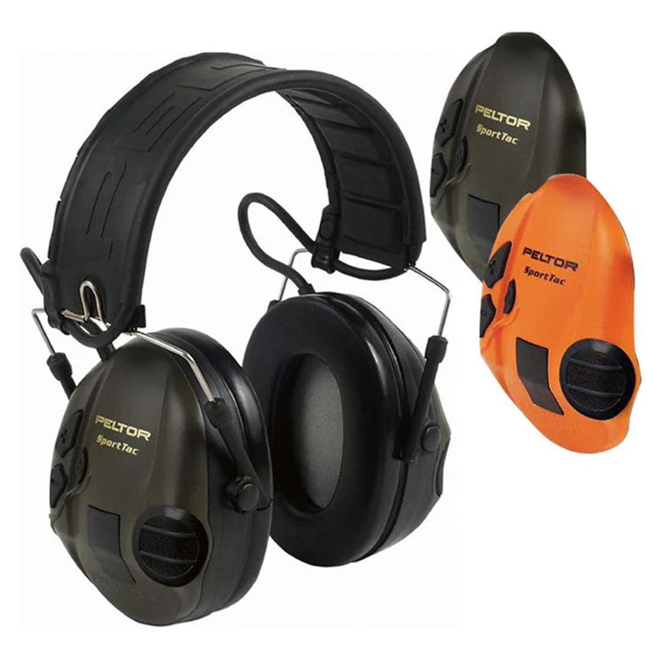 Peltor Sporttac Electronic Earmuff Green