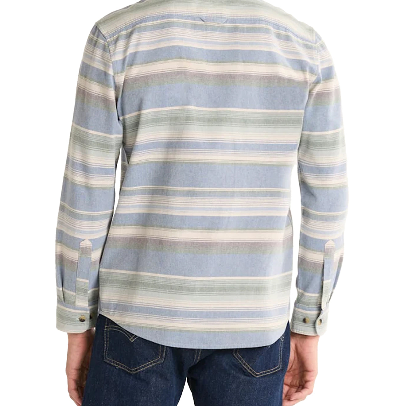 Pendleton Beach Shack Shirt Navy Stripe - The Sporting Lodge