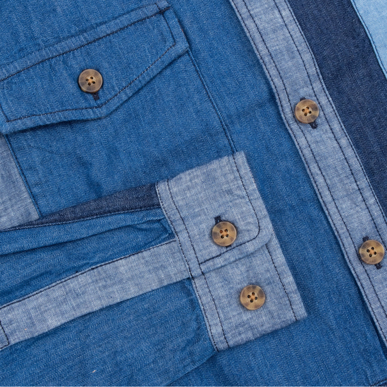 Pendleton La Pine Patchwork Shirt Blue / Multi