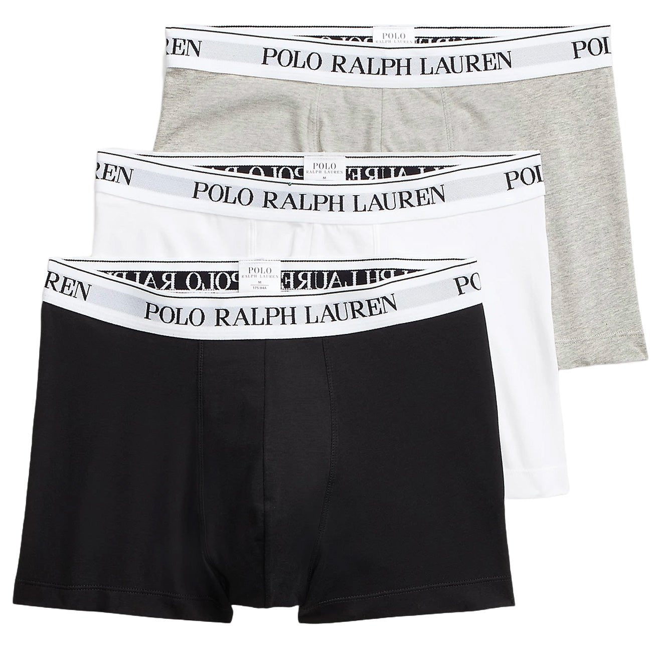 Polo Ralph Lauren Classic Stretch - Cotton Trunk 3 - Pack And Hthr/Black/White - The Sporting Lodge