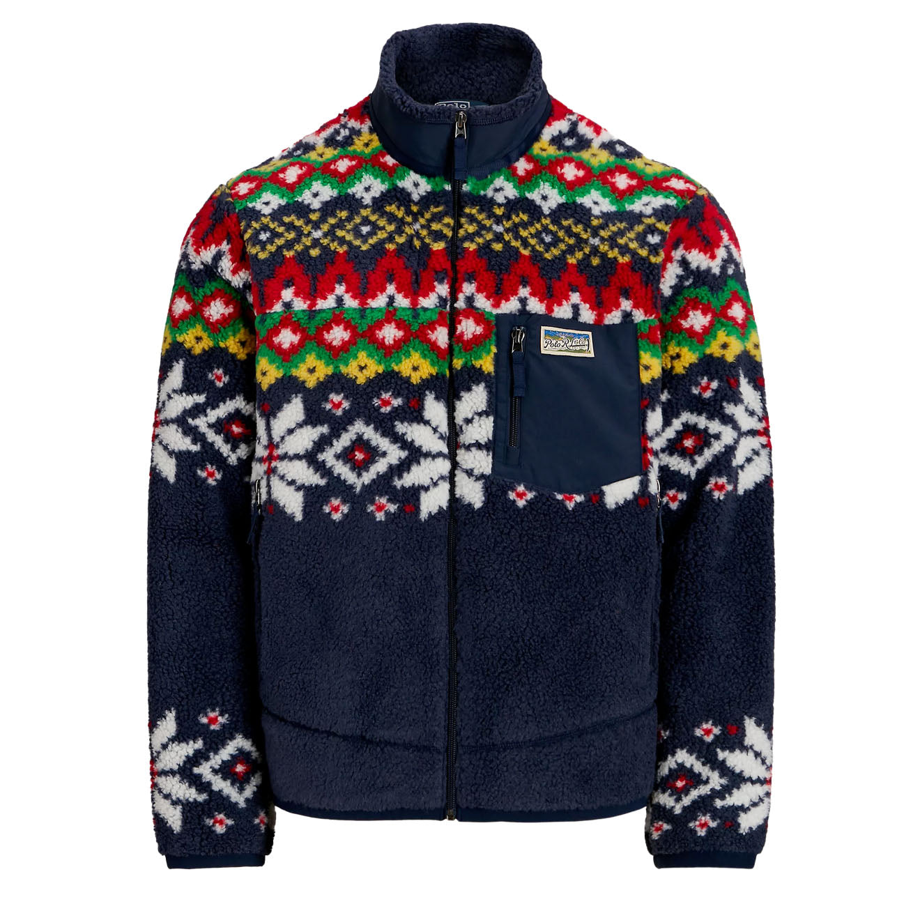 Polo Ralph Lauren Snowflake Fairisle Knit Jumper Cruise Navy-2
