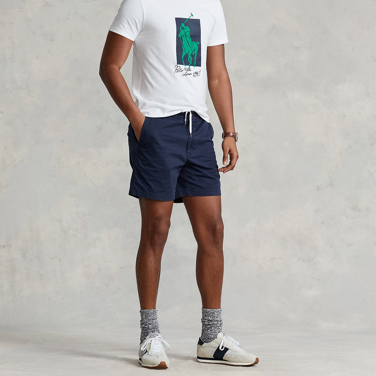 Polo Ralph Lauren 15-cm Polo Prepster Stretch Chino Short Nautical Ink - The Sporting Lodge