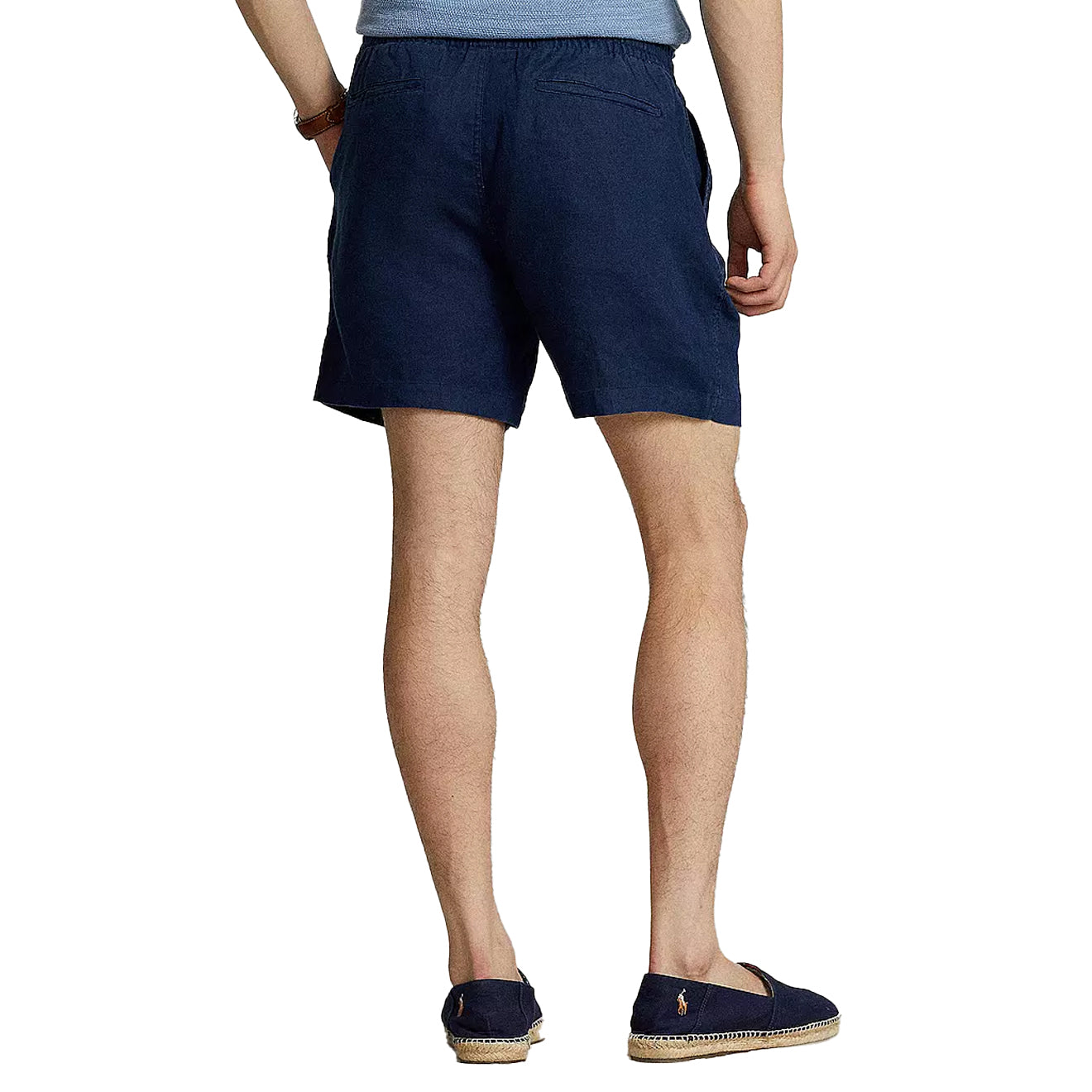 Polo Ralph Lauren 15.2 cm Polo Prepster Linen Short Newport Navy - The Sporting Lodge