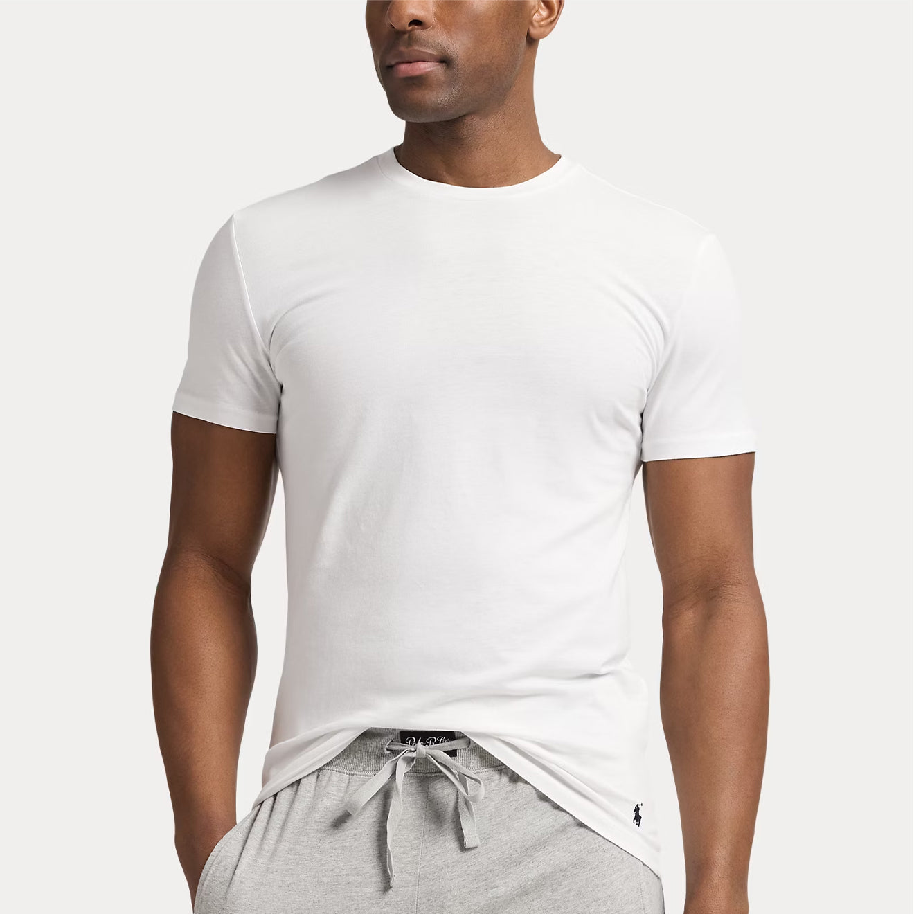 Polo Ralph Lauren 3-Pack S/S Crew Undershirt Navy / Barclay Heather / White - The Sporting Lodge