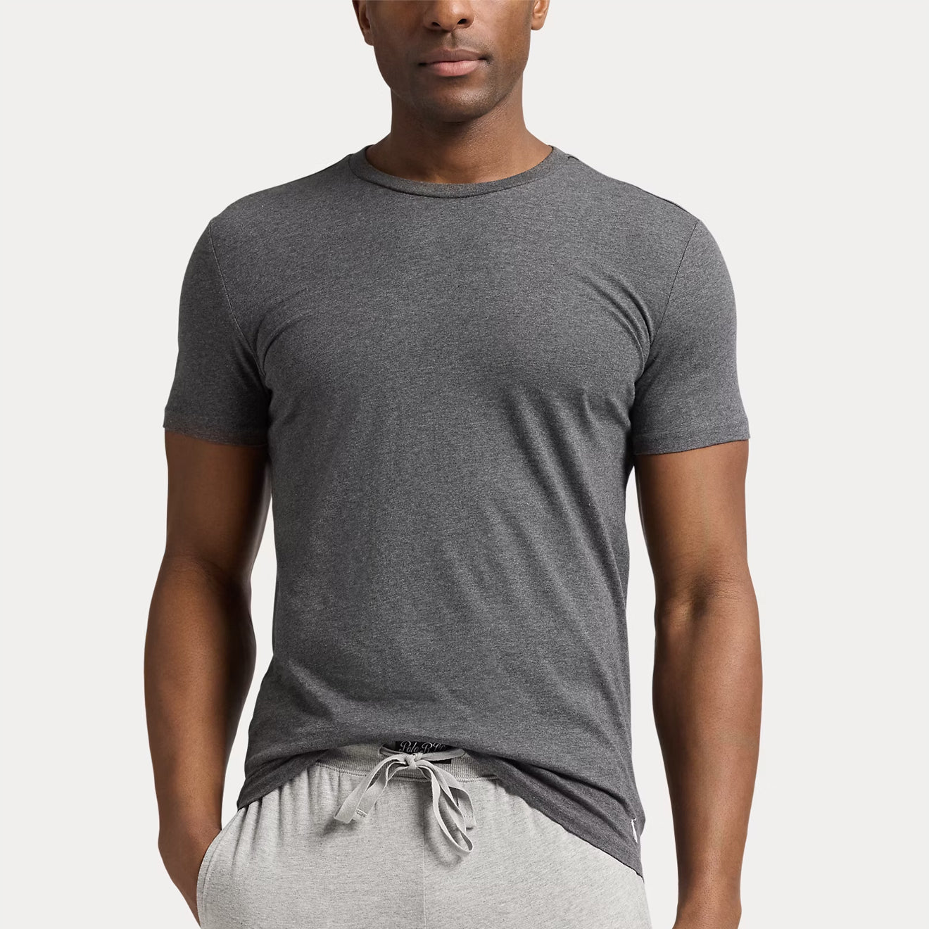 Polo Ralph Lauren 3-Pack S/S Crew Undershirt Navy / Barclay Heather / White - The Sporting Lodge