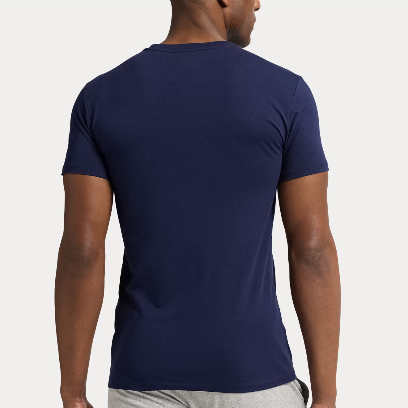 Polo Ralph Lauren 3-Pack S/S Crew Undershirt Navy / Barclay Heather / White - The Sporting Lodge